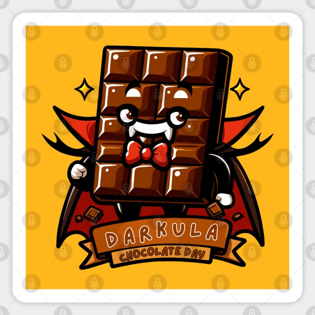 National Darkula Chocolate Day Sticker by chems eddine